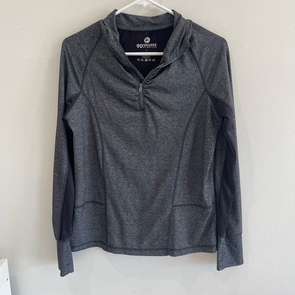 NWOT Women's Large 90 DEGREE by Reflex Athletic Pull Over Jacket